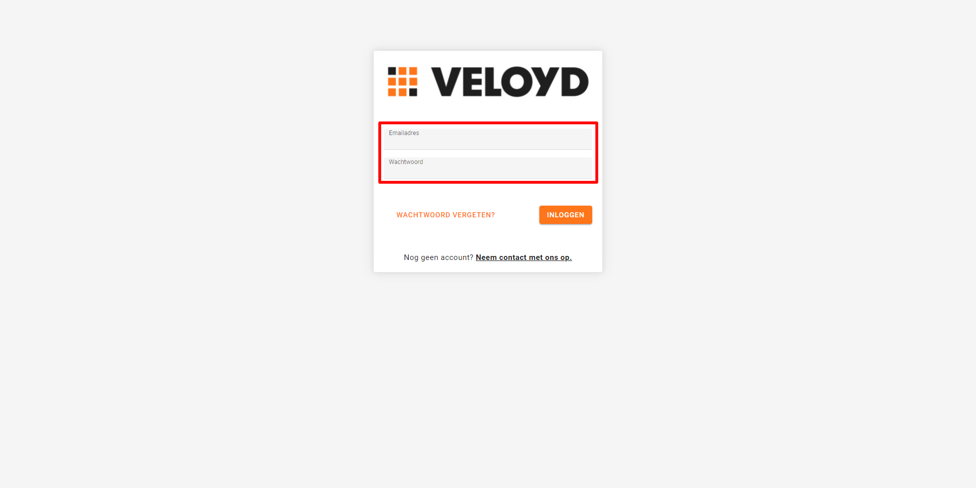 Veloyd login