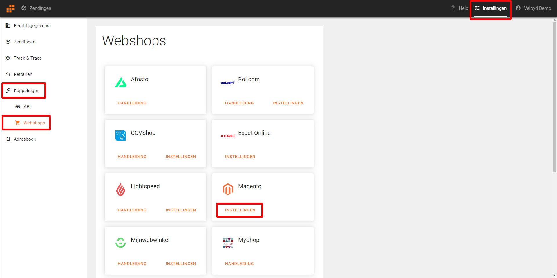 Magento - 8 Magento 2 instellingen in Veloyd