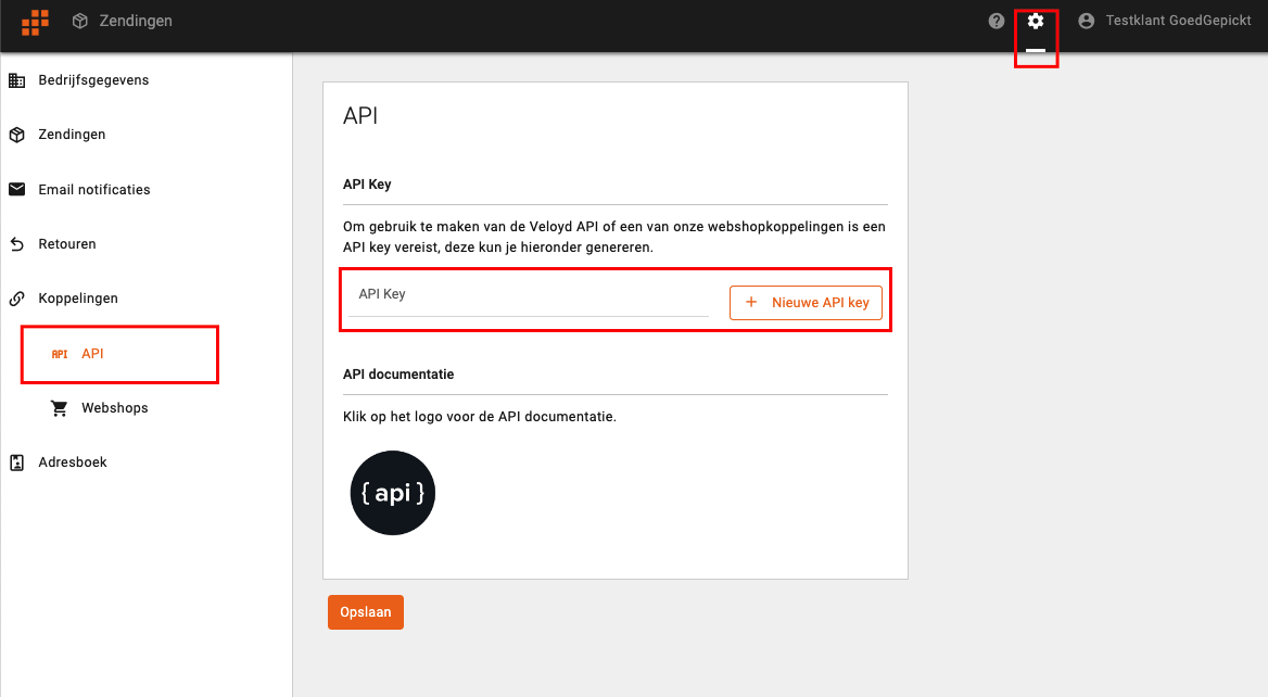 04 api key aanmaken