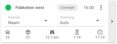Route card