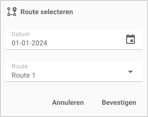 Route selecteren