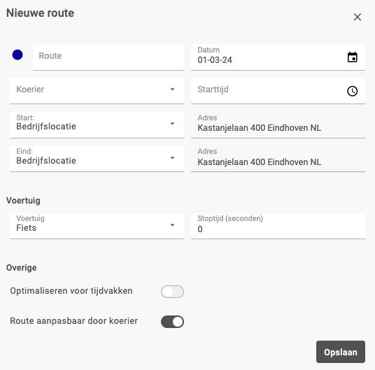 NieuweRoutePopup