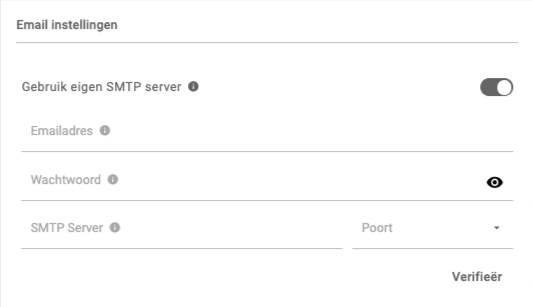 SMTP emails