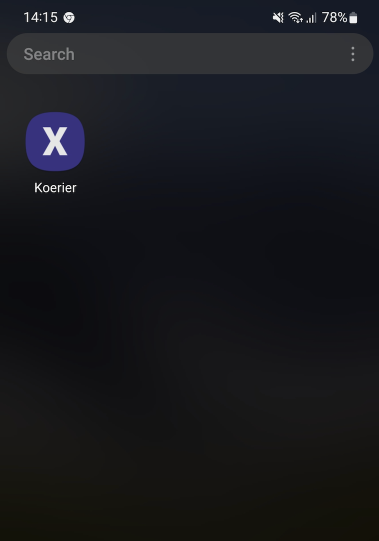 Koerier app
