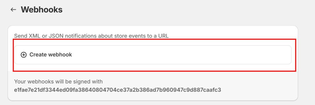 shopify-create-webhook