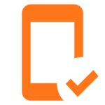Icoon voor de categorie Koerier app gebruiken